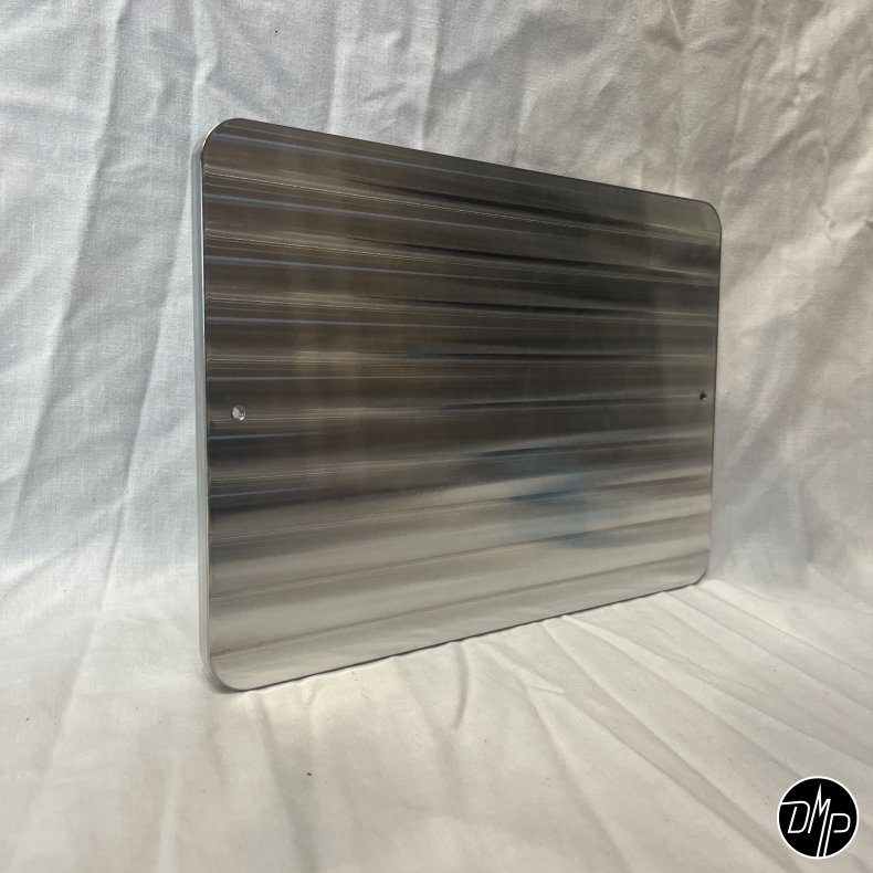 DMP Motorcykel Nummerpladeramme 0.0 DENMARK CNC SILVER