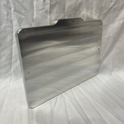 DMP Motorcykel Nummerpladeramme 5.0 DENMARK CNC SILVER