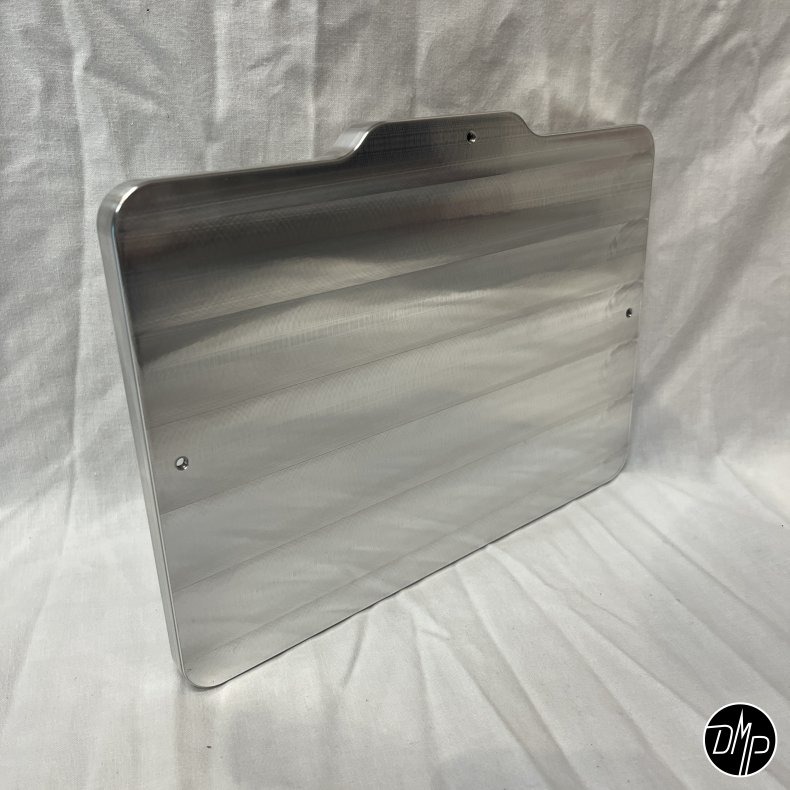 DMP Motorcykel Nummerpladeramme 5.0 DENMARK CNC SILVER