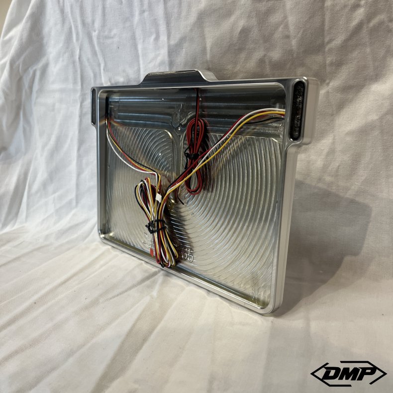 DMP Motorcykel Nummerpladeramme 3.0 DENMARK CNC SILVER