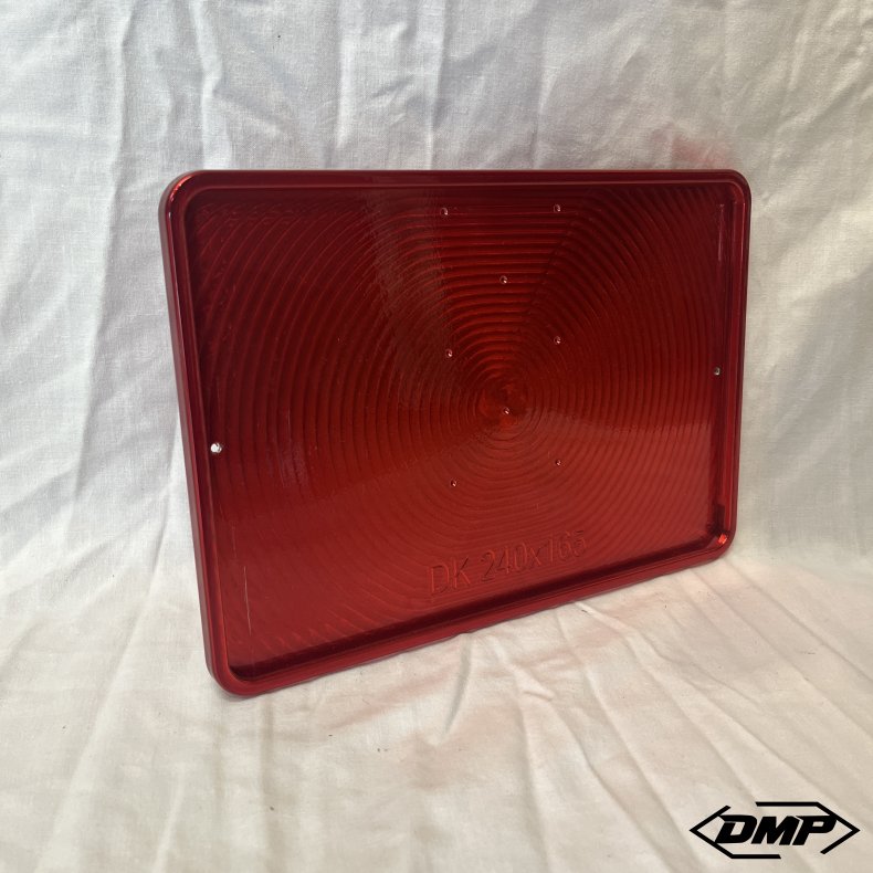 DMP Motorcykel Nummerpladeramme 0.0 DENMARK CNC RED