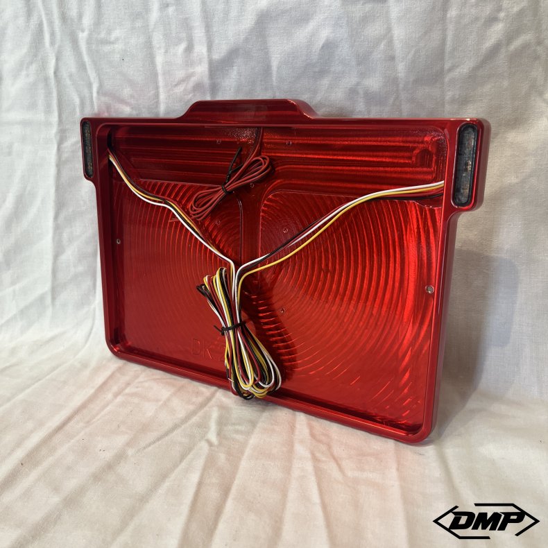DMP Motorcykel Nummerpladeramme 3.0 DENMARK CNC RED