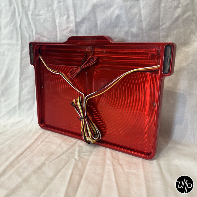 DMP Motorcykel Nummerpladeramme 3.0 DENMARK CNC RED