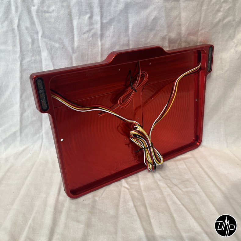 DMP Motorcykel Nummerpladeramme 3.0 DENMARK CNC RED