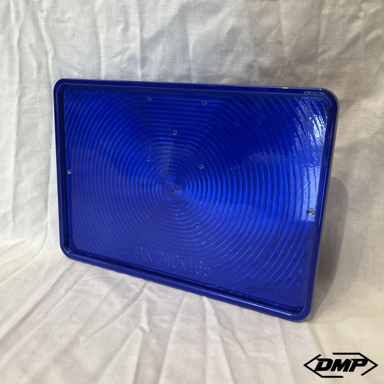 DMP Motorcykel Nummerpladeramme 0.0 DENMARK CNC BLUE