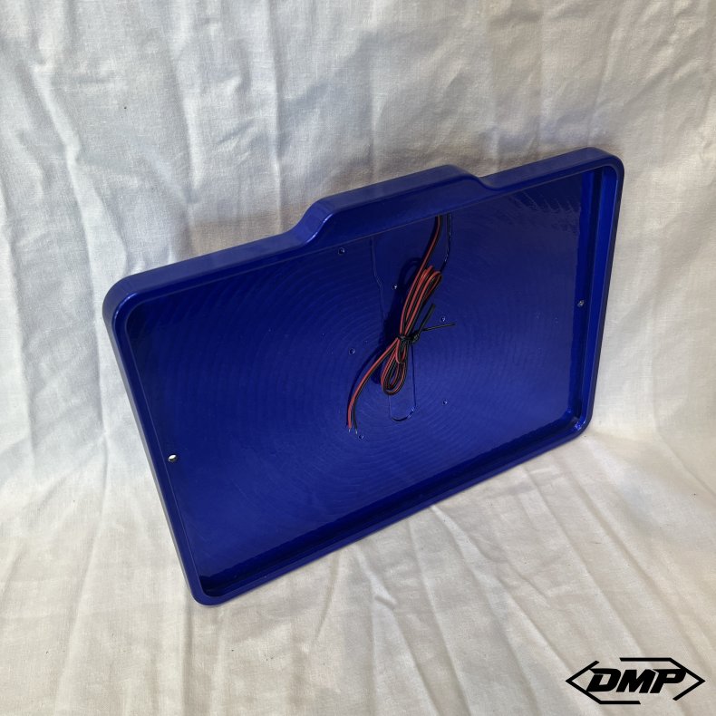 DMP Motorcykel Nummerpladeramme 5.0 DENMARK CNC BL�