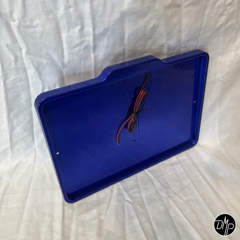 DMP Motorcykel Nummerpladeramme 5.0 DENMARK CNC BL