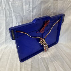 DMP Motorcykel Nummerpladeramme 3.0 DENMARK CNC BLUE