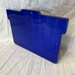 DMP Motorcykel Nummerpladeramme 3.0 DENMARK CNC BLUE