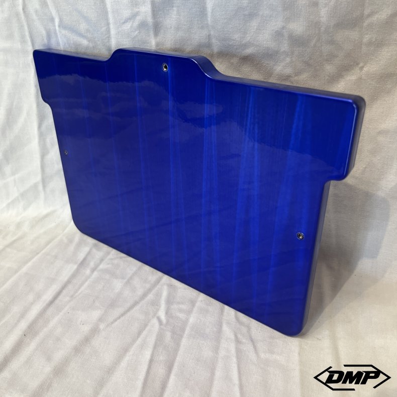 DMP Motorcykel Nummerpladeramme 3.0 DENMARK CNC BLUE