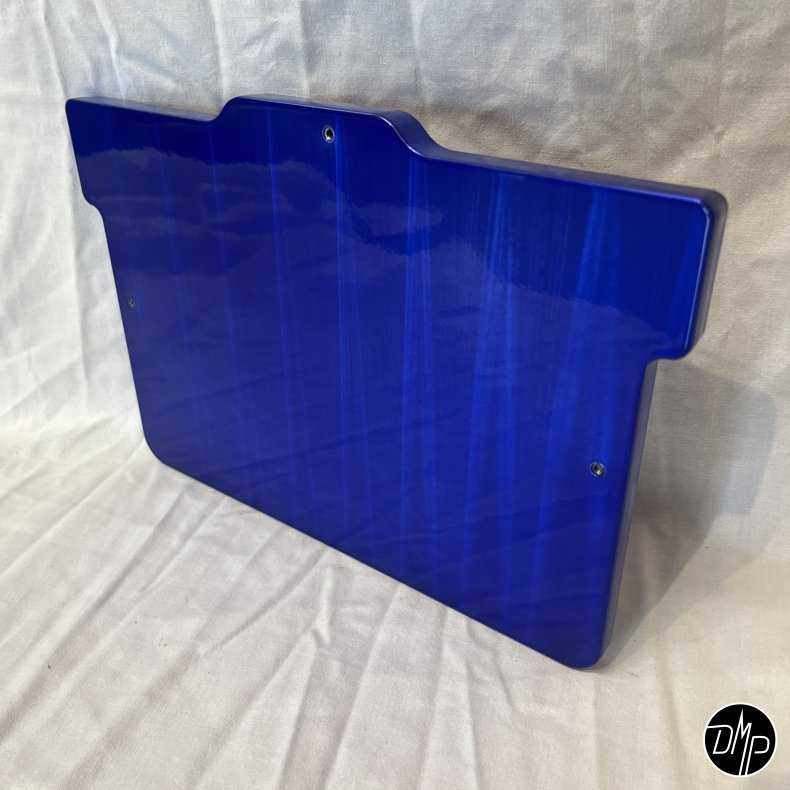 DMP Motorcykel Nummerpladeramme 3.0 DENMARK CNC BLUE