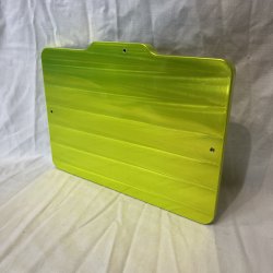 DMP Motorcykel Nummerpladeramme 5.0 DENMARK CNC TOXIC GREEN