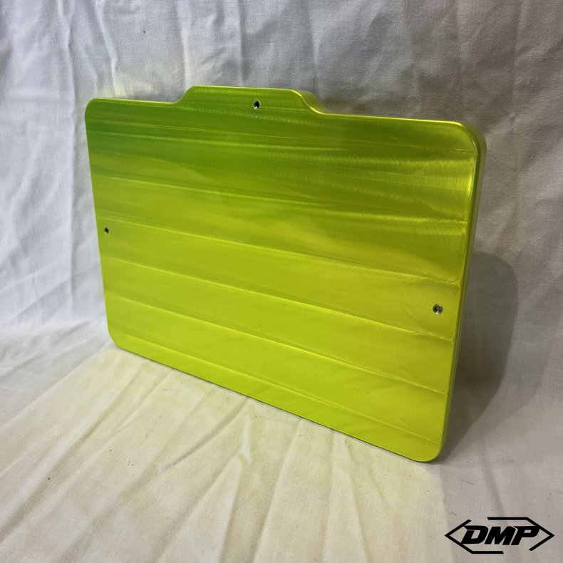 DMP Motorcykel Nummerpladeramme 5.0 DENMARK CNC TOXIC GREEN