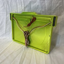 DMP Motorcykel Nummerpladeramme 3.0 DENMARK CNC TOXIC GREEN