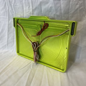 DMP Motorcykel Nummerpladeramme 3.0 DENMARK CNC TOXIC GREEN