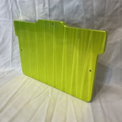 DMP Motorcykel Nummerpladeramme 3.0 DENMARK CNC TOXIC GREEN