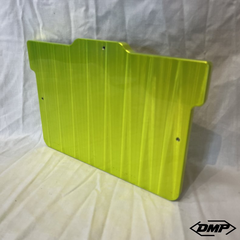 DMP Motorcykel Nummerpladeramme 3.0 DENMARK CNC TOXIC GREEN