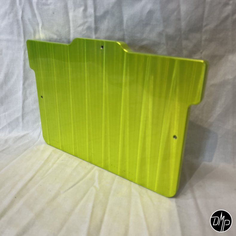 DMP Motorcykel Nummerpladeramme 3.0 DENMARK CNC TOXIC GREEN