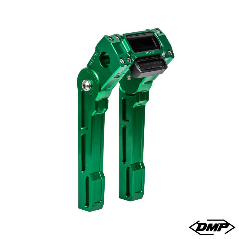 Vity�s Design Adjustable Risers 8" Digital Speedo Green