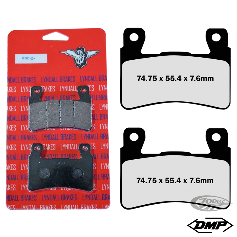 Lyndall bremseklodser Z-Plus Softail 2015- Foran