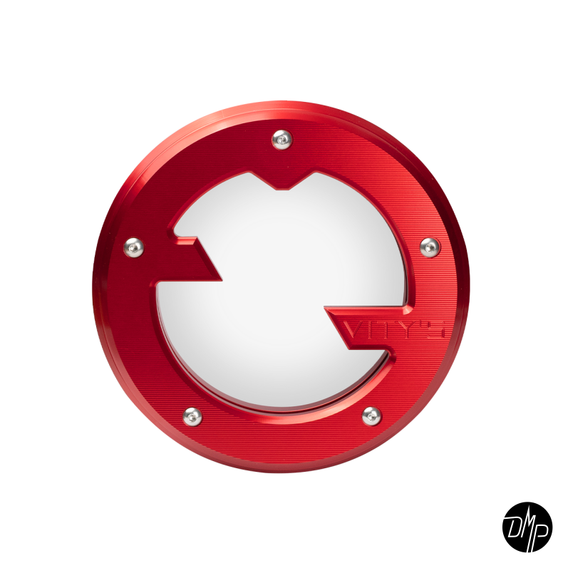 Vitys Design Massive Derby Cover Red M8 Softail