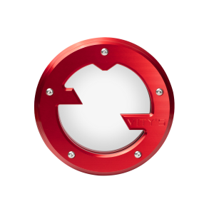 Vitys Design Massive Derby Cover Red Twin Cam