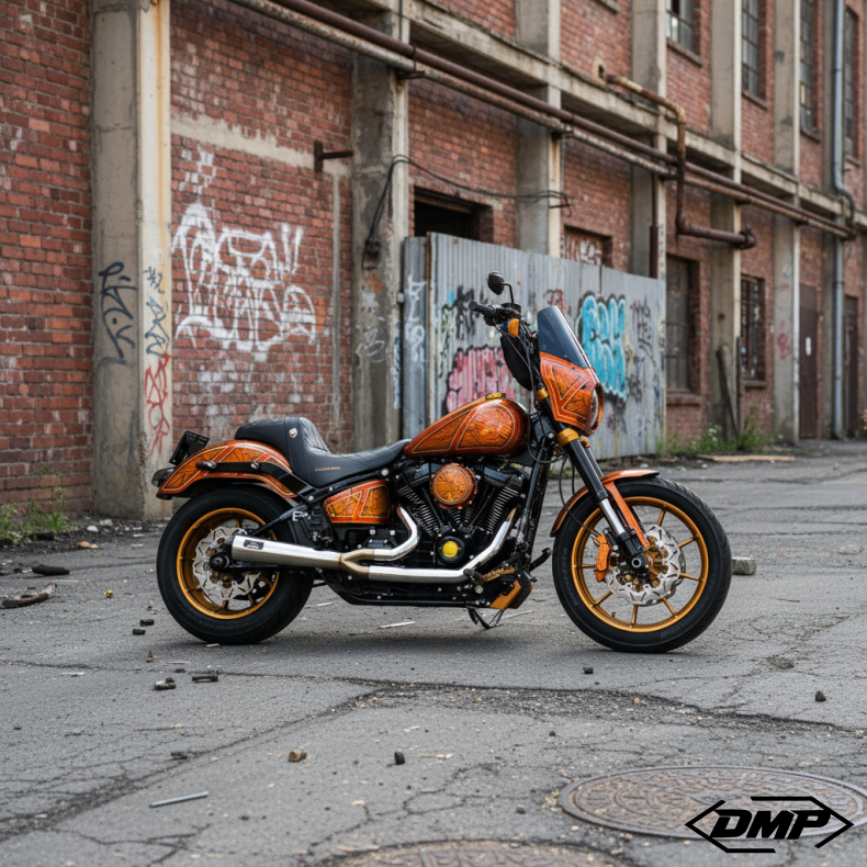 Malparidos 2in1 Euro 4 &amp; 5 Approved, Softail M8