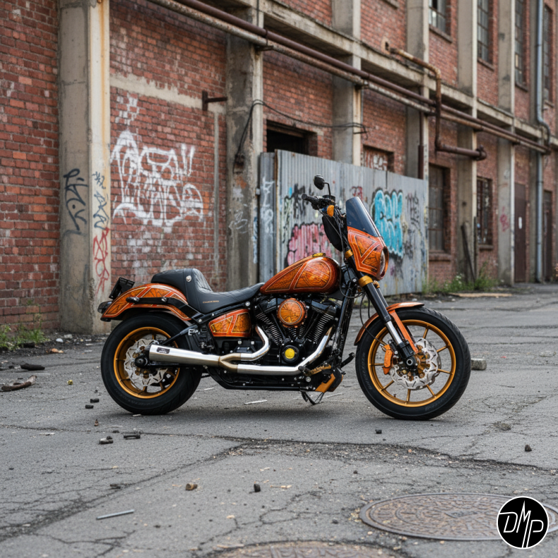 Malparidos 2in1 Euro 4 &amp; 5 Approved, Softail M8