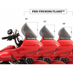 KLOCK Werks Flare Windshield til Road Glide 15-23