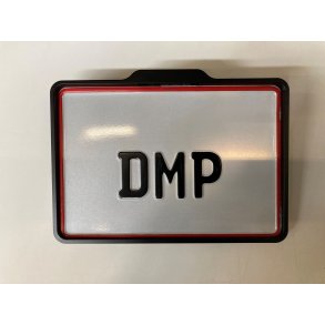 DMP Motorcykel Nummerpladeramme 5.0 DENMARK MAT SORT