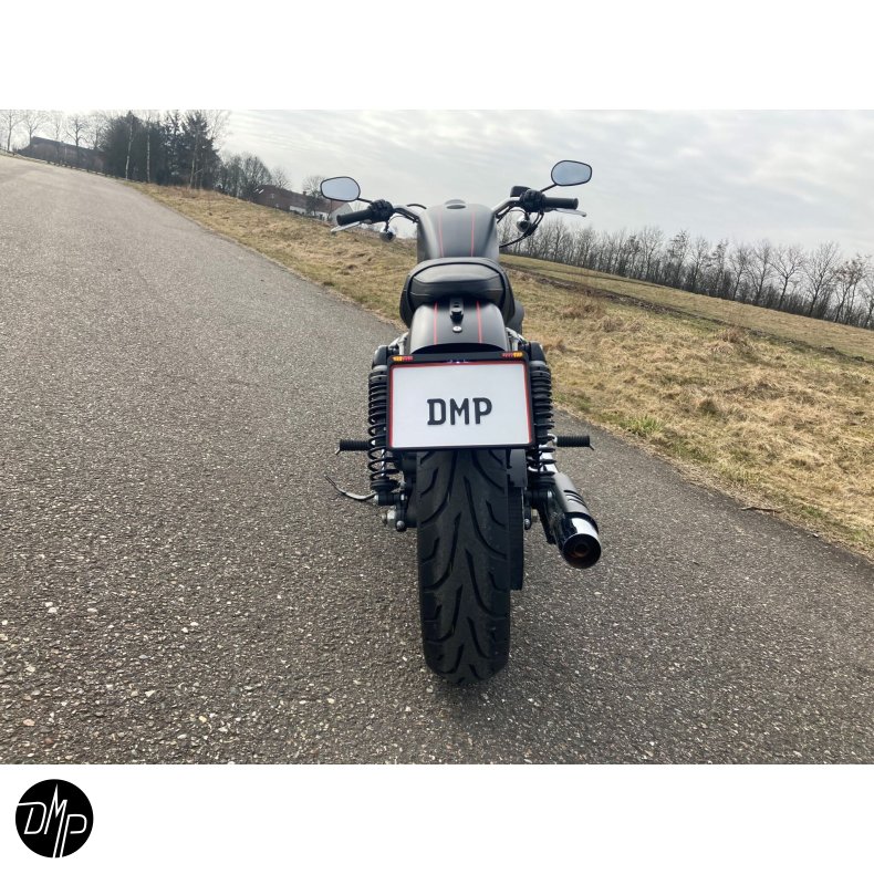 DMP Motorcykel Nummerpladeramme 2.0 DK Mat sort