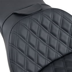 Saddlemen Explorer LS Diamond stich, Softail sde, sort