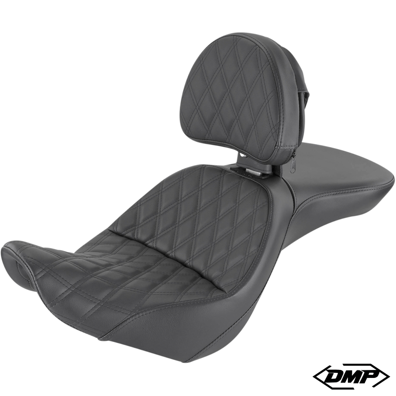 Saddlemen Explorer LS Diamond stich, Softail s�de, sort