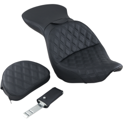 Saddlemen Explorer LS Diamond stich, Softail sde, sort