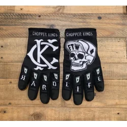 Chopper Kings SKULL riding gloves