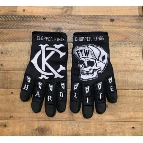 Chopper Kings SKULL riding gloves
