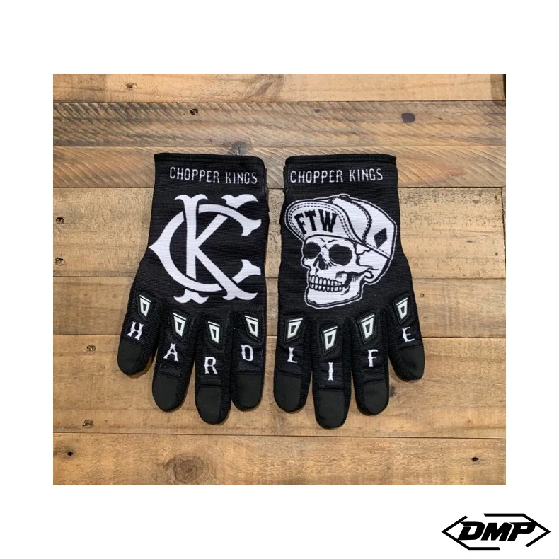 Chopper Kings SKULL riding gloves
