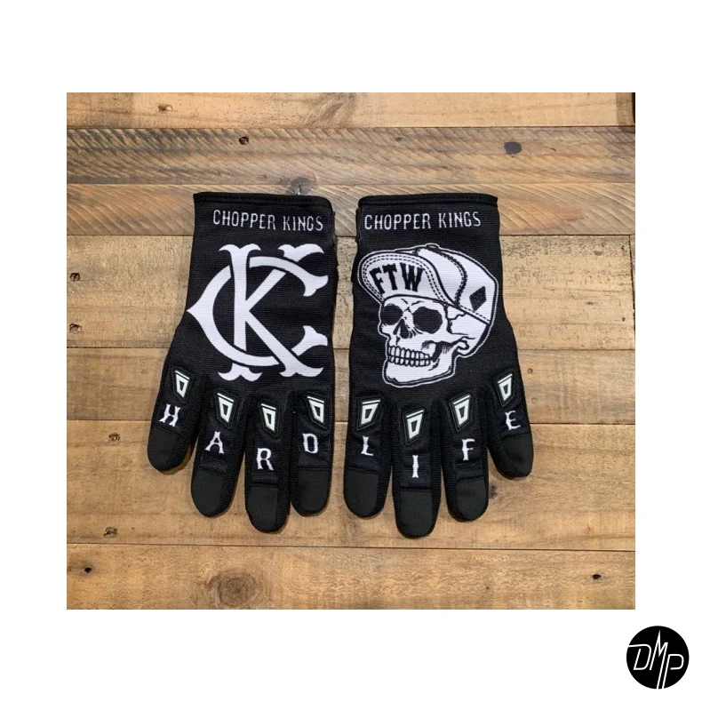 Chopper Kings SKULL riding gloves