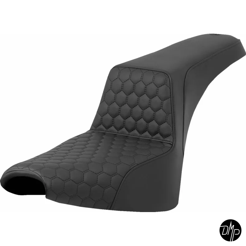 SADDLEMEN SEAT STEP UP Honey Comb Balck/Black 18-24 FXBB/S, FXST