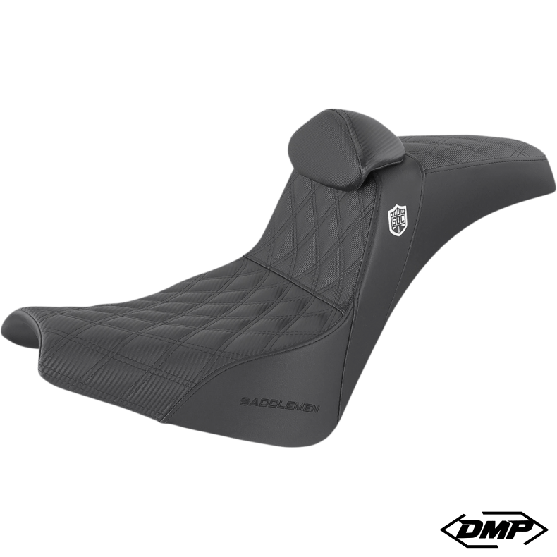 Saddlemen Performance Grip s�de, Pro series med eller uden Rygl�n (Softail/Touring/Dyna)