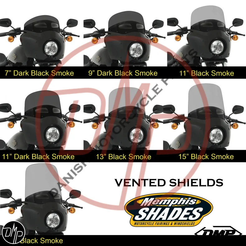 Windshield For Memphis Shades Road Warrior VENTED