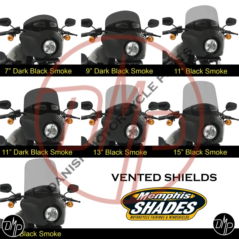 Windshield For Memphis Shades Road Warrior VENTED