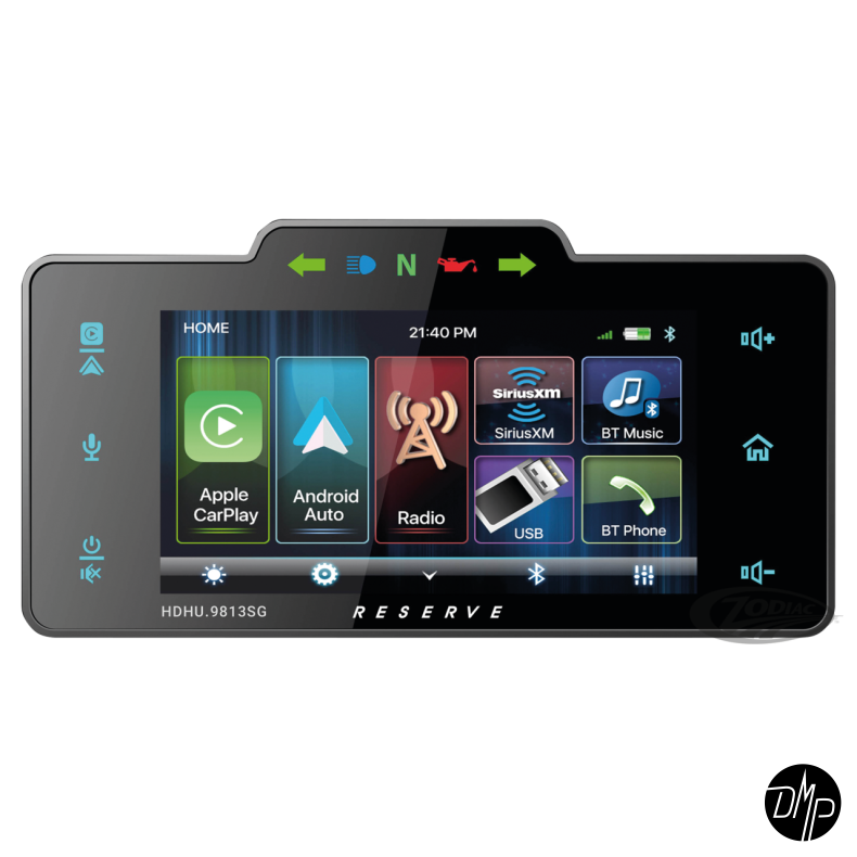 SOUNDSTREAM Radio med Apple carplay &amp; Android auto til HARLEY Touring 98-13 (Batwing modeller)