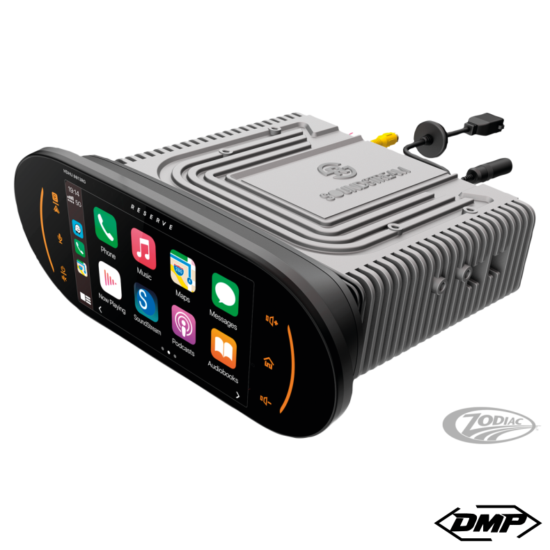 SOUNDSTREAM Radio med Apple carplay &amp; Android auto til HARLEY-DAVIDSON Road Glide 98-13