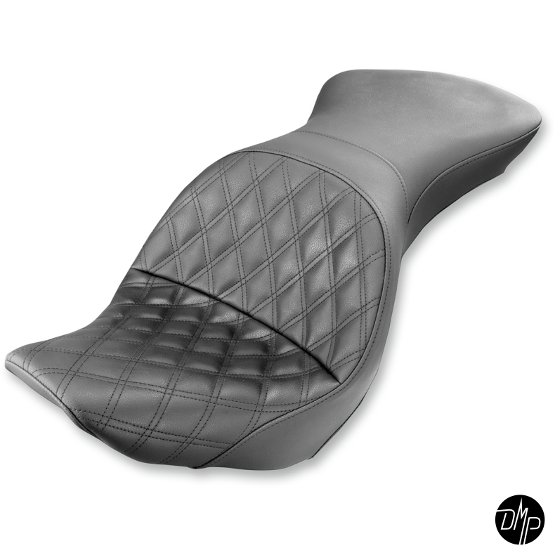 Saddlemen Explorer LS Diamond stich, Softail sde, sort