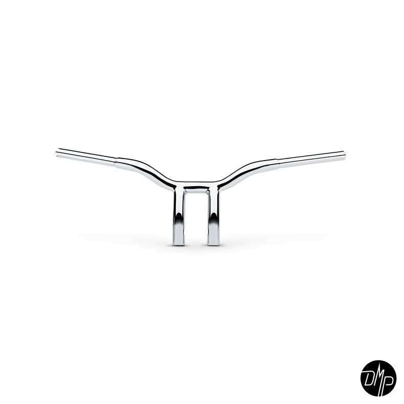 LA CHOPPERS KAGE FIGHTER 1PIECE STYR PULLBACK RISER CHROME 12"-14" 1,25" TYK