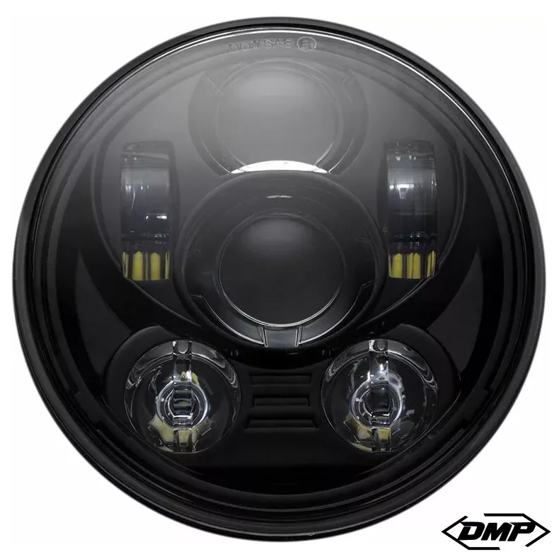 Custom Dynamics Approved LED Headlamp 5,75" BLACK