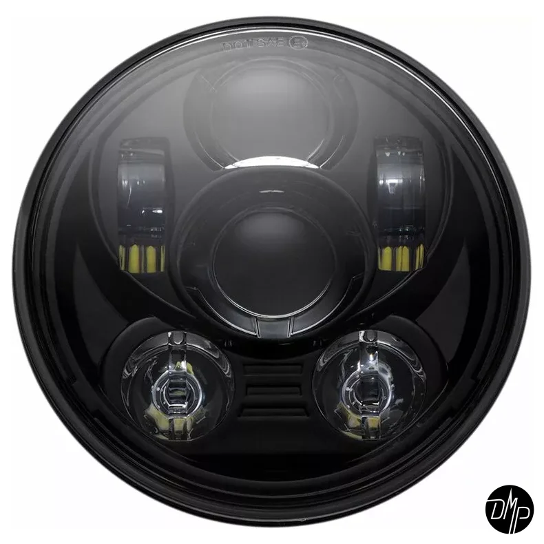 Custom Dynamics Godkendt LED Forlygte 5,75" SORT