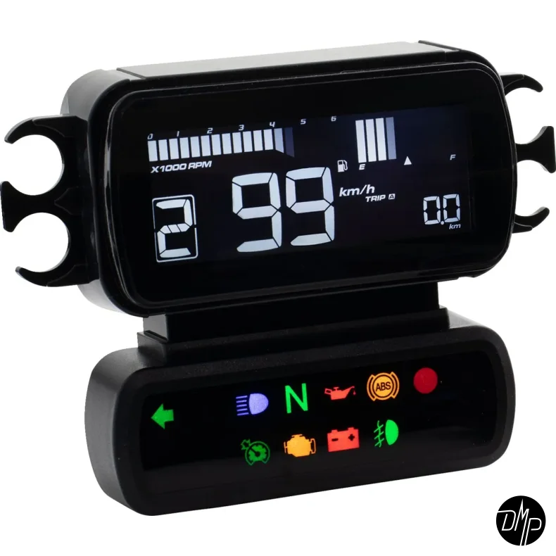 Koso Gauge D2 LCD Speedometer, 2014-2017 Dyna, XL, FLST