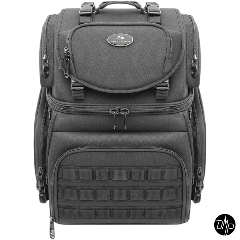 SADDLEMEN SISSY BAR BAG BR3400 TACTICAL